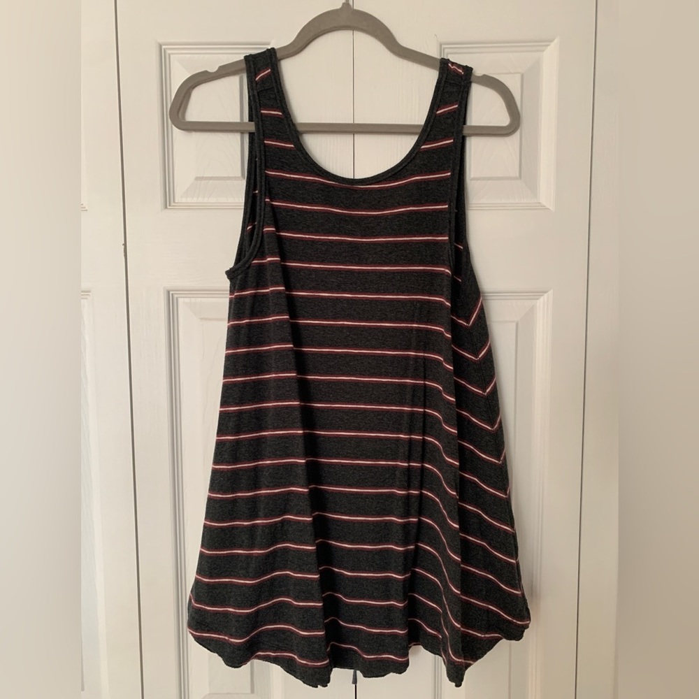 We The Free Striped Oversized Tank Size XS GUC